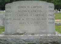 Edwin Dwelley LAWTON - Grave