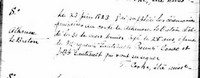 Athanase LEBRETON - Death