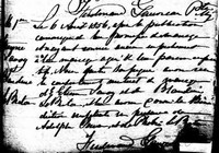 Etienne (Stephen) SAVOIE - 1856 marriage
