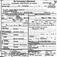 Louis Felix LECLAIR - Death