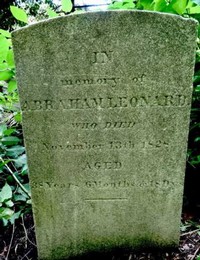 Abraham LEONARD - Grave