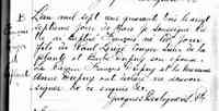 François LÉRIGER (LERIGÉ) LAPLANTE - Baptism