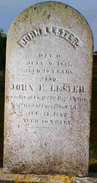 John LESTER - Grave