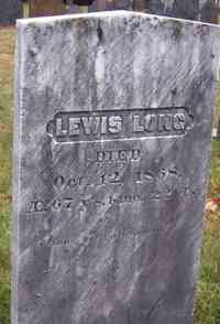 Lewis LONG - Grave