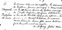 Marguerite DESJARDINS dite LOSIER - Baptism