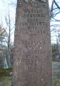Warren LOVERING - Grave