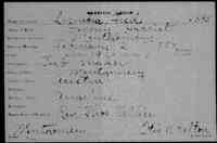 Frederick Daniel LUMBRA - 1884 marriage Vermont, Vital Records, 1760-1954