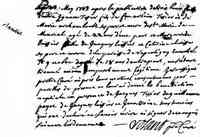 Marguerite LUSSIER - 1703 marriage