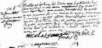 Marie-Françoise FOISY - 1707 marriage