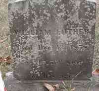 William LUTHER - Grave