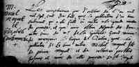 Michel MAGUET - 1718 marriage (part 1)