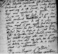 Michel MAGUET - 1718 marriage (part 2)