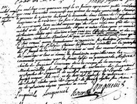 Michel MAGUET (MAILLE) - 1749 marriage