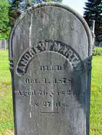 Andrew MARTIN - Grave