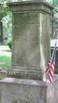 Noel MATHEWSON - Grave