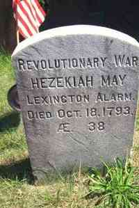 Hezekiah MAY - Grave