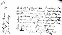 Margaret Jane SAVOIE - 1846 marriage