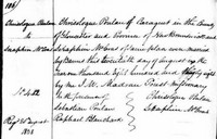 Marie Seraphine MCGRATH - 1838 marriage