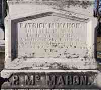 Patrick MCMAHON - Grave