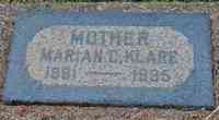 Marian Clara MEEKER - Grave