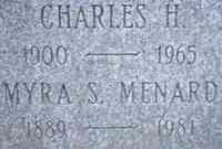 Charles Henry MENARD - Grave