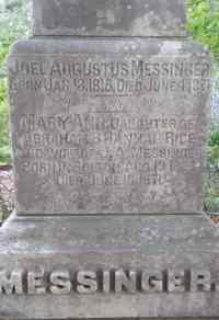 Joel Augustus MESSINGER - Grave