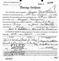 Josie M MILLS - 1932 marriage