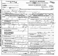 Edith MILLSON - Death