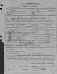 Charles Calvin MITCHELL - Birth