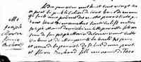 Flavie BECHARD - 1826 marriage (part 1)