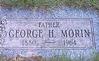 George Henry MORIN dit VALCOURT - Grave