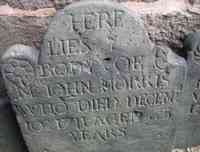 John MORRIS - Grave Inscription: Here Lies Ye Body of Mr. John Morris Who Died Decemr 10: 1711 Aged 65 Years