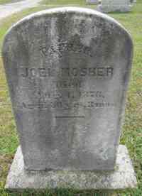 Joel MOSHER - Grave