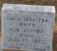 David MOULTON - Grave