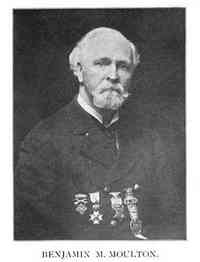 Benjamin M MOULTON - Moulton Annals by Henry William Moulton Editor Claribel Moulton Publisher	Edward A. Claypool, 1906 