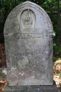 Martha MOULTON - Grave  Inscription: MARTHA LIBBY died March 22, 1881 age 50 years & 7 months & 24 days wife of Moses H. Libby