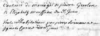 Pierre-Jacques GRESLON - 1693 marriage