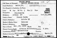 Philip Joseph NADEAU - Vermont State Archives and Records Administration; Montpelier, Vermont; Vermont Death Records, 1909-2008