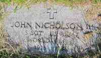 John NICHOLSON - Grave