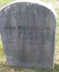 John NICKERSON - Grave
