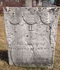 William NIMMS (NIMS) - Grave Inscription: In Memory of William Nims who died April 14 1836 in the 38 year of his age