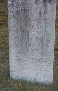 Rebecca NIVER - Grave