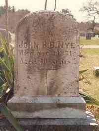 John Bates Blankinship NYE - Grave