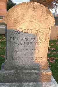 Robert ORR - Grave