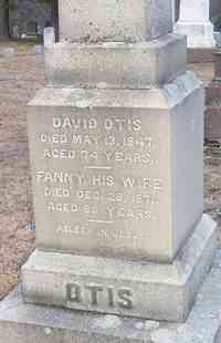 David OTIS - Grave