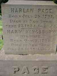 Harlan PAGE - Grave