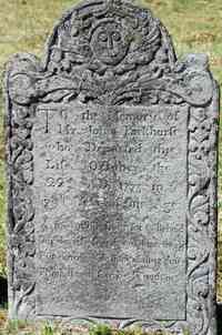 John PARKHURST - Grave
