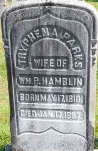 Tryphena PARKS - Grave