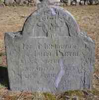 John PARTRIDGE - Grave  Inscription: In Memory of Mr John Partri dge who Departed this Life April ye 5th 1731 In ye 73d [Year of His Age]  On the day John 