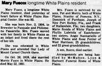 Mary PASSARELLA - Obituary